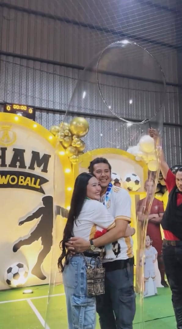 potret acara ulang tahun ke-2 Agham anak Via Vallen (instagram.com/viavallen)