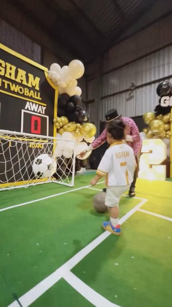potret acara ulang tahun ke-2 Agham anak Via Vallen (instagram.com/viavallen)