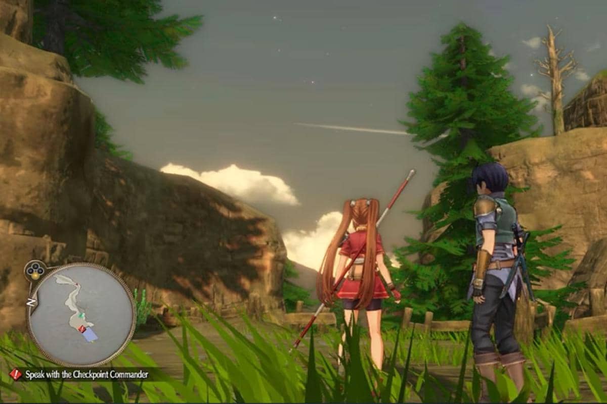 cuplikan gameplay Trails in the Sky 1st Chapter