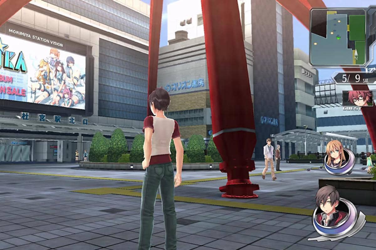 cuplikan gameplay Tokyo Xanadu eX+