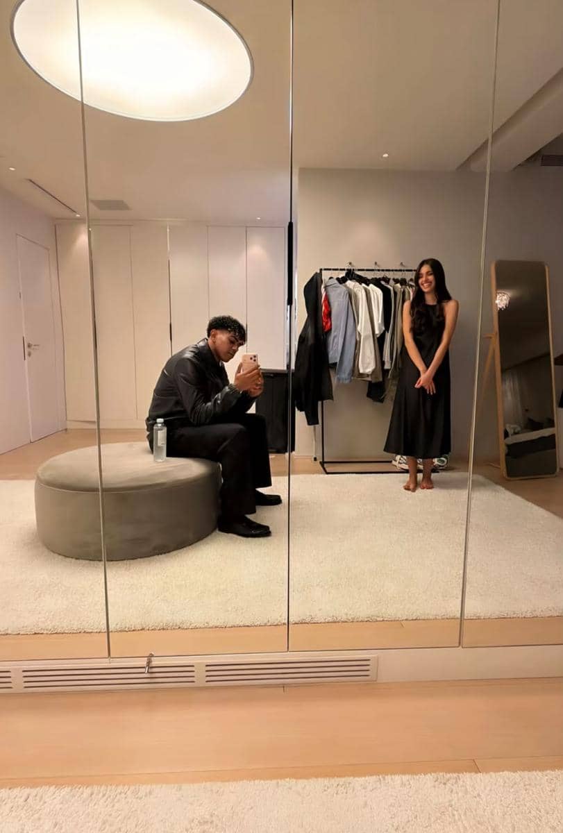 OOTD couple Lamine Yamal dan Ines Garcia