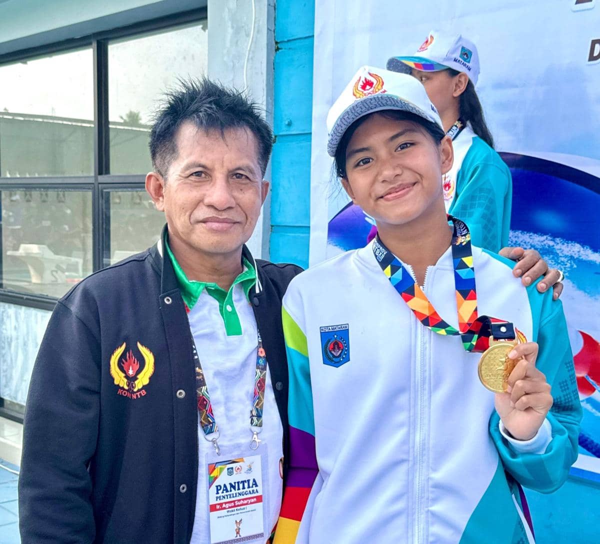 Atlet Renang Laras Ajeng Pecahkan Dua Rekor Baru di Porprov NTB 2026
