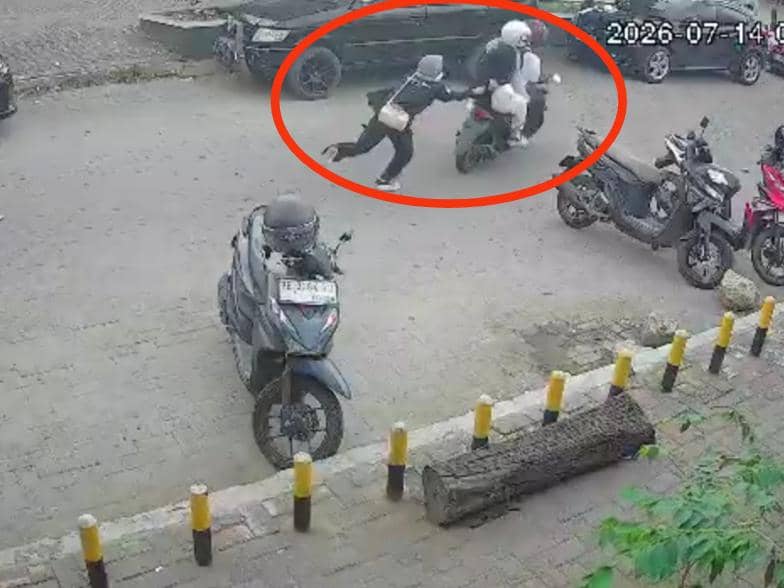 Sejoli Gasak Laptop Mahasiswi Unila, Korban Terseret Beberapa Meter
