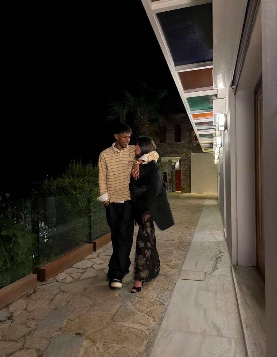 OOTD couple Lamine Yamal dan Ines Garcia