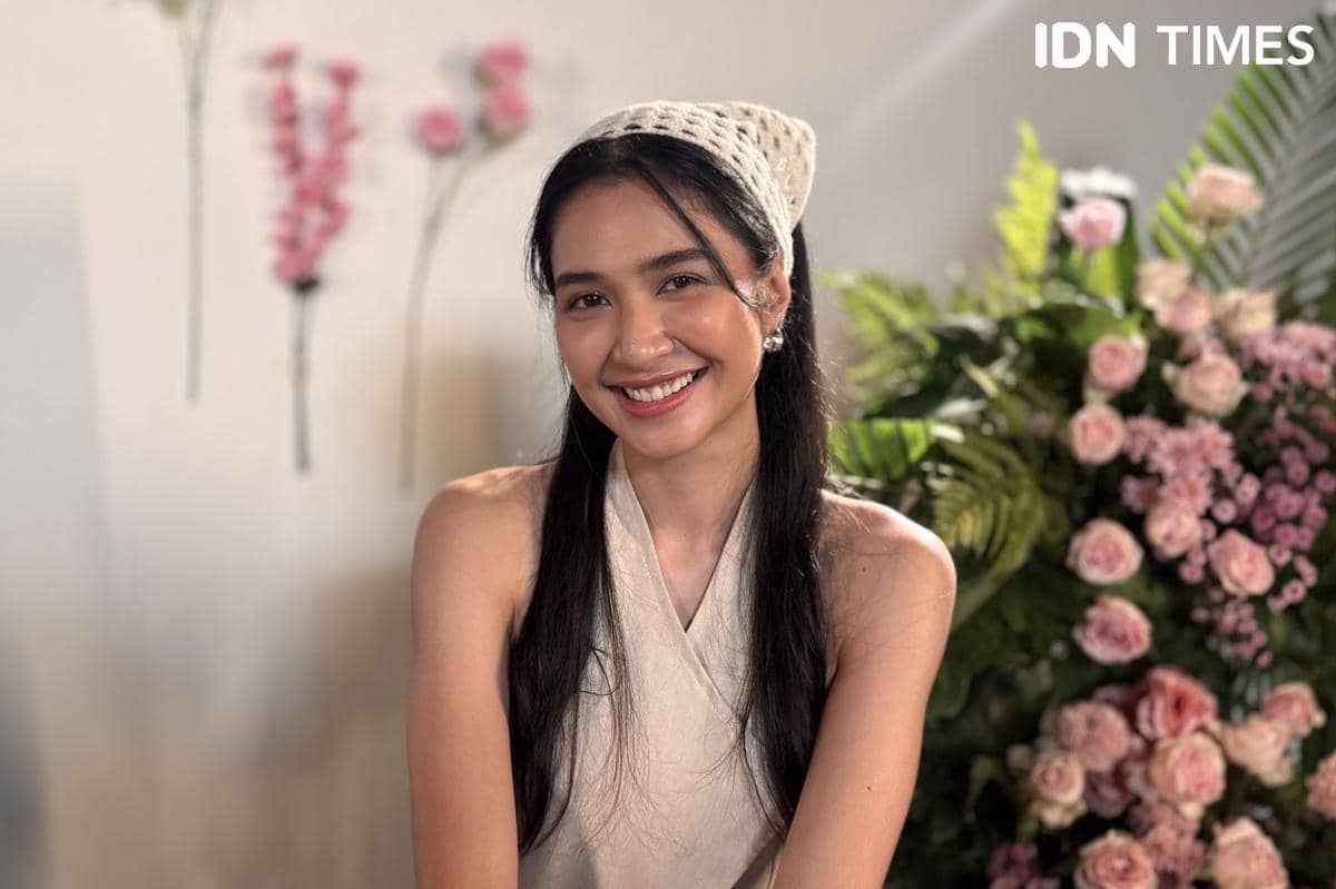 Mikha Tambayong dalam wawancara bersama IDN pada Jumat (17/7/2026)