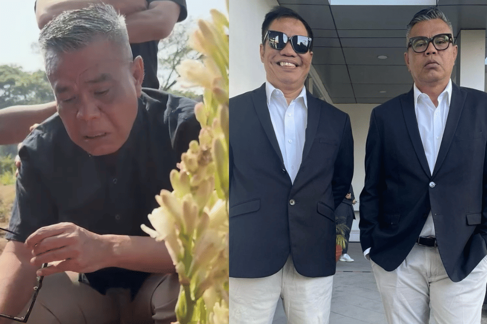 Momen Abdel Achrian Akhirnya Kunjungi Makam Temon, Diwarnai Tangis