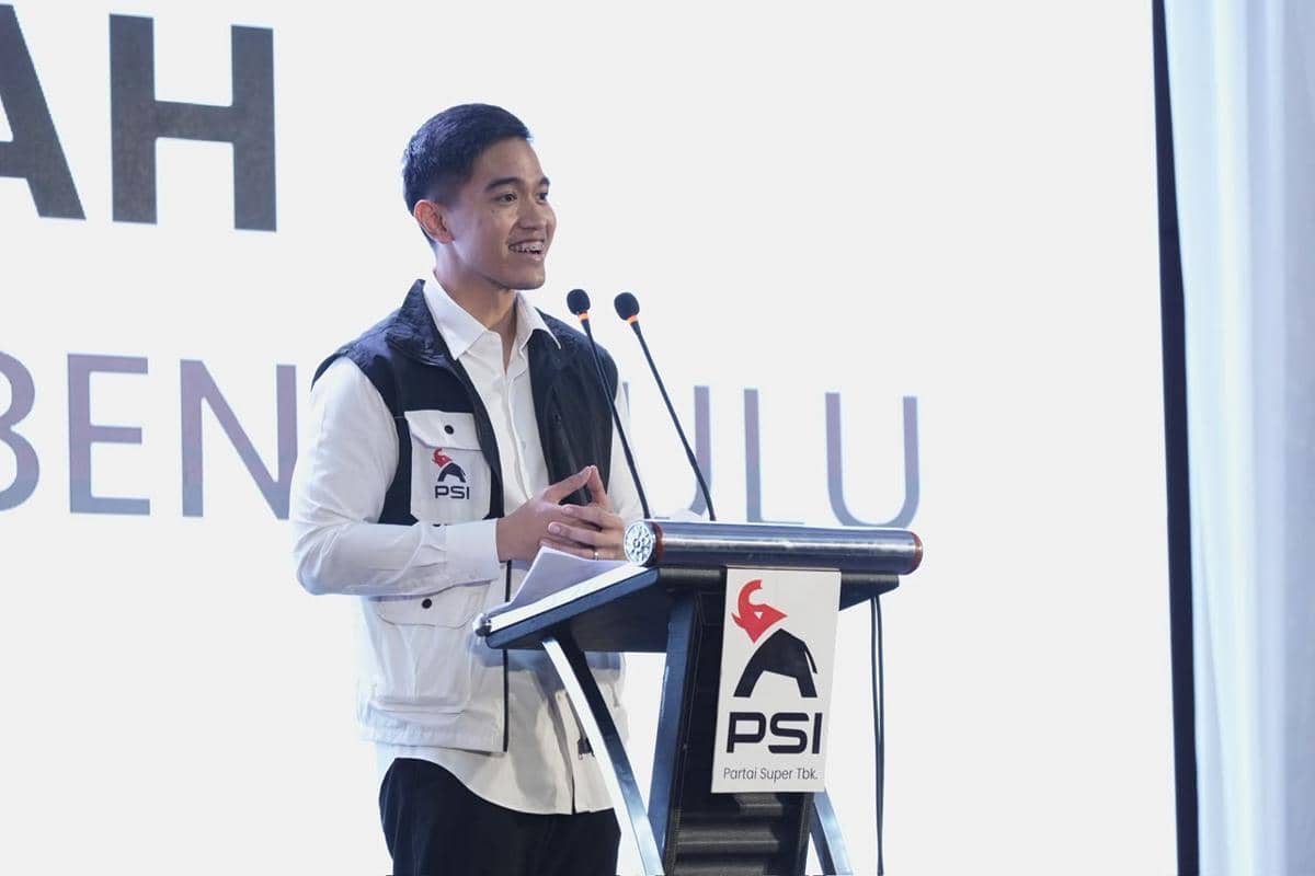 Hadiri Rakorwil PSI, Kaesang Minta Kader Keras Jelang Pemilu 2029