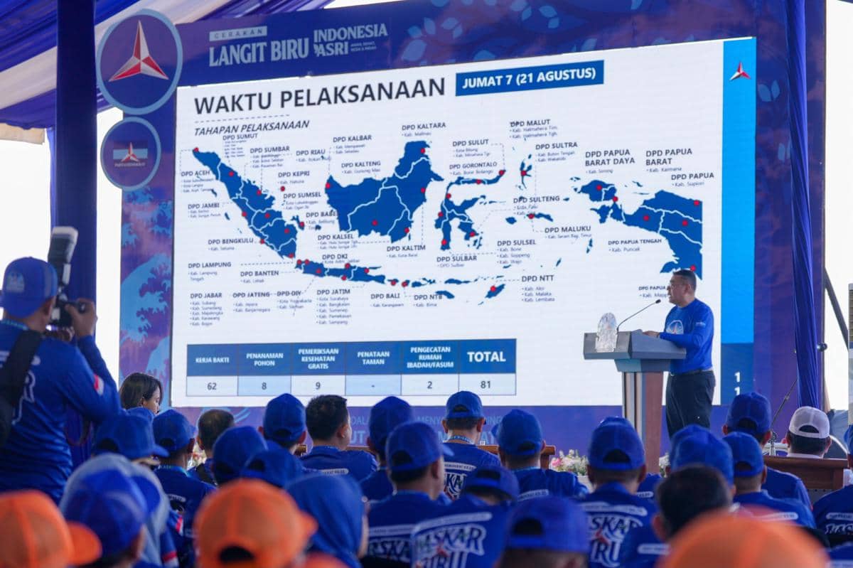 Demokrat Gelar Gerakan Langit Biru, Ajak Warga Rawat Lingkungan