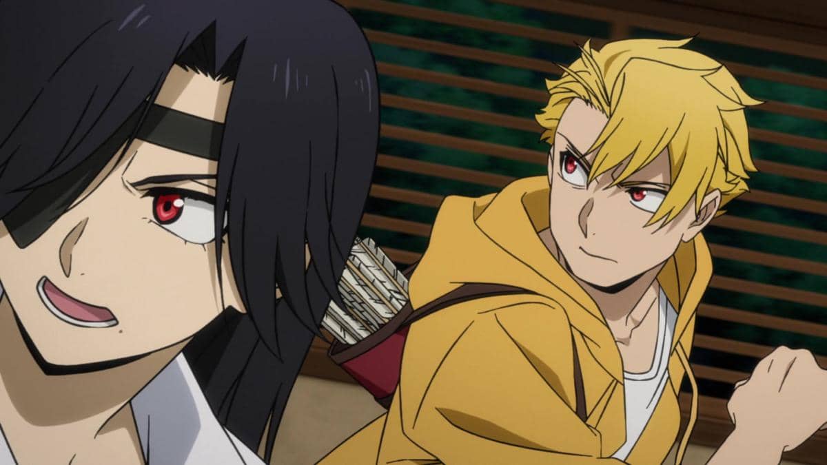 Cuplikan dari anime Yomi no Tsugai (2026)