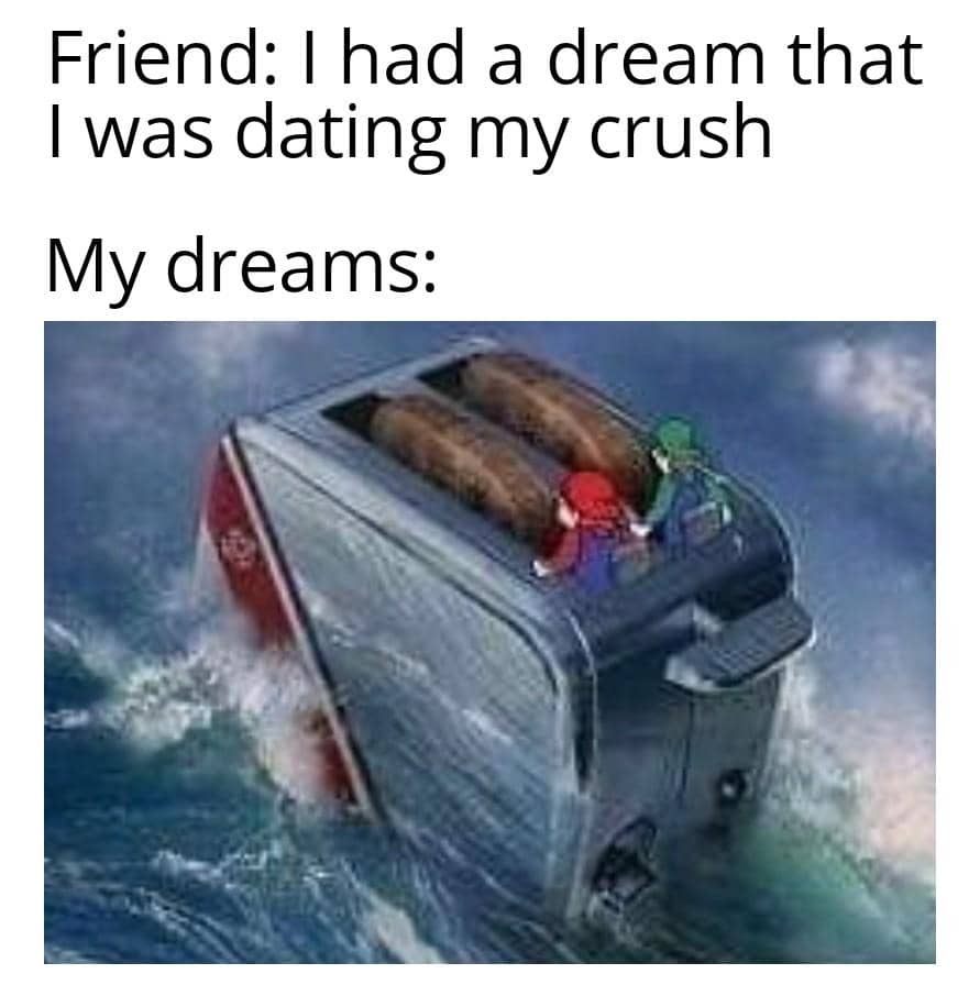 meme kartun tentang mimpi indah