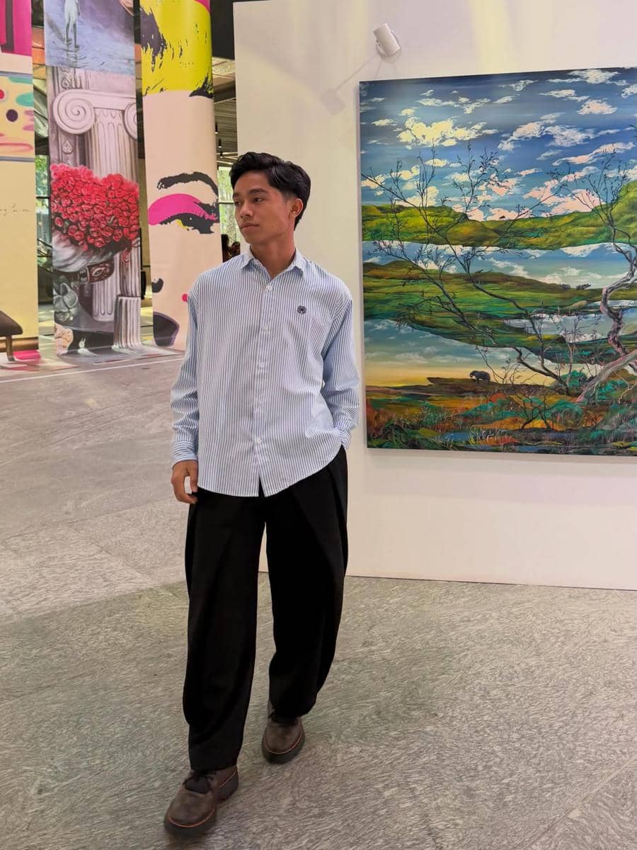 potret OOTD ala Betrand Peto Putra Onsu