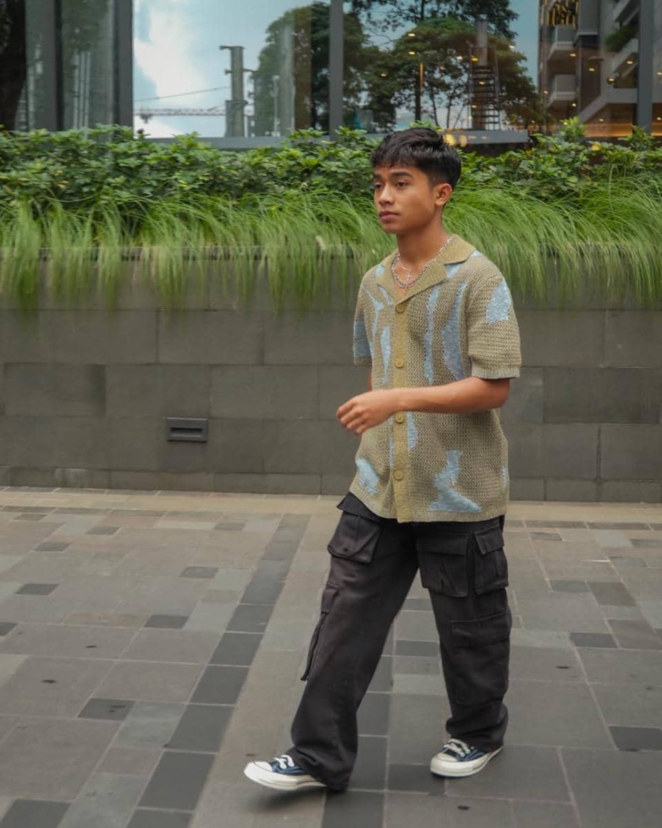 potret OOTD ala Betrand Peto Putra Onsu