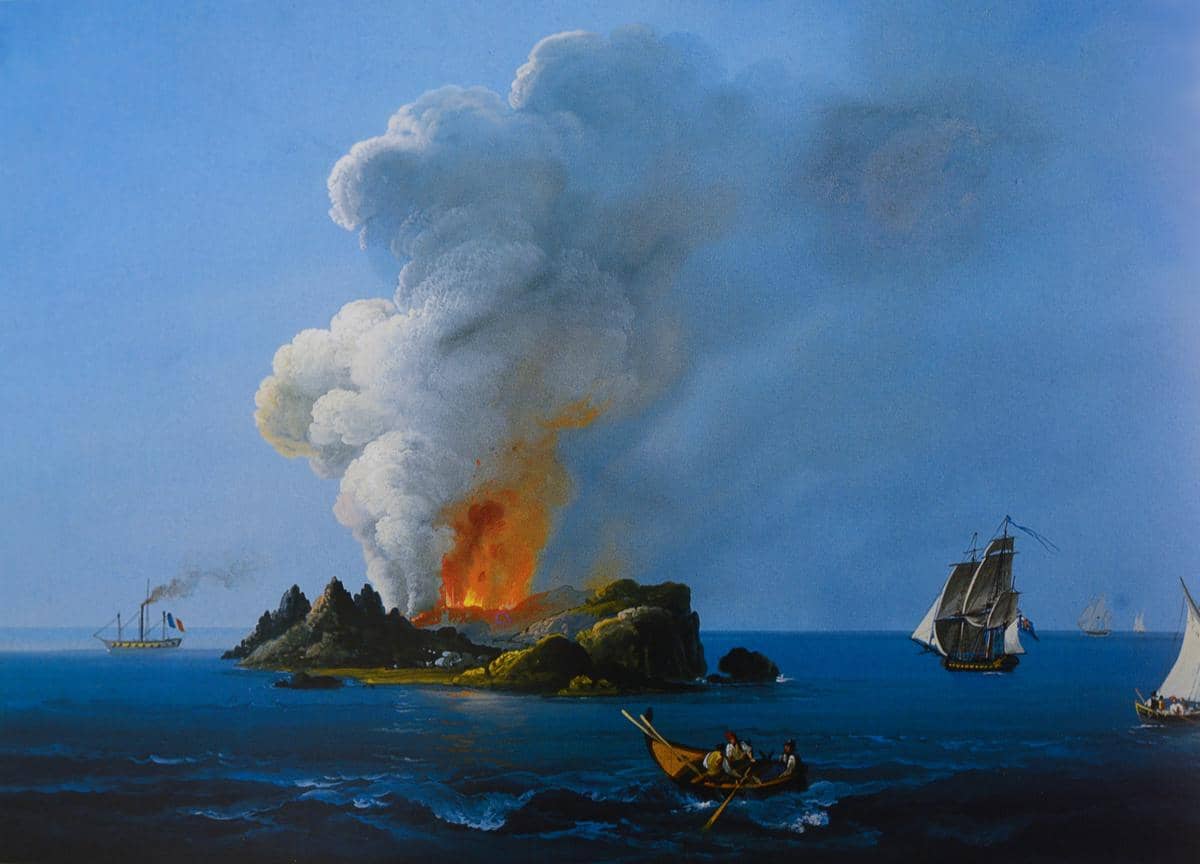 ilustrasi pulau ferdinandea