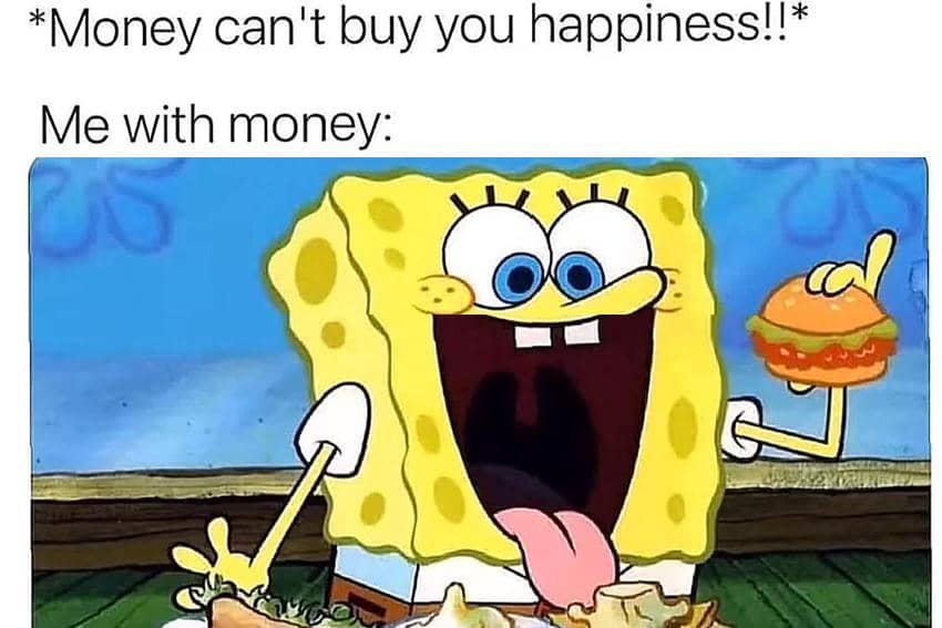 8 Meme Kartun tentang Buang-buang Uang, Gagal Menahan Diri