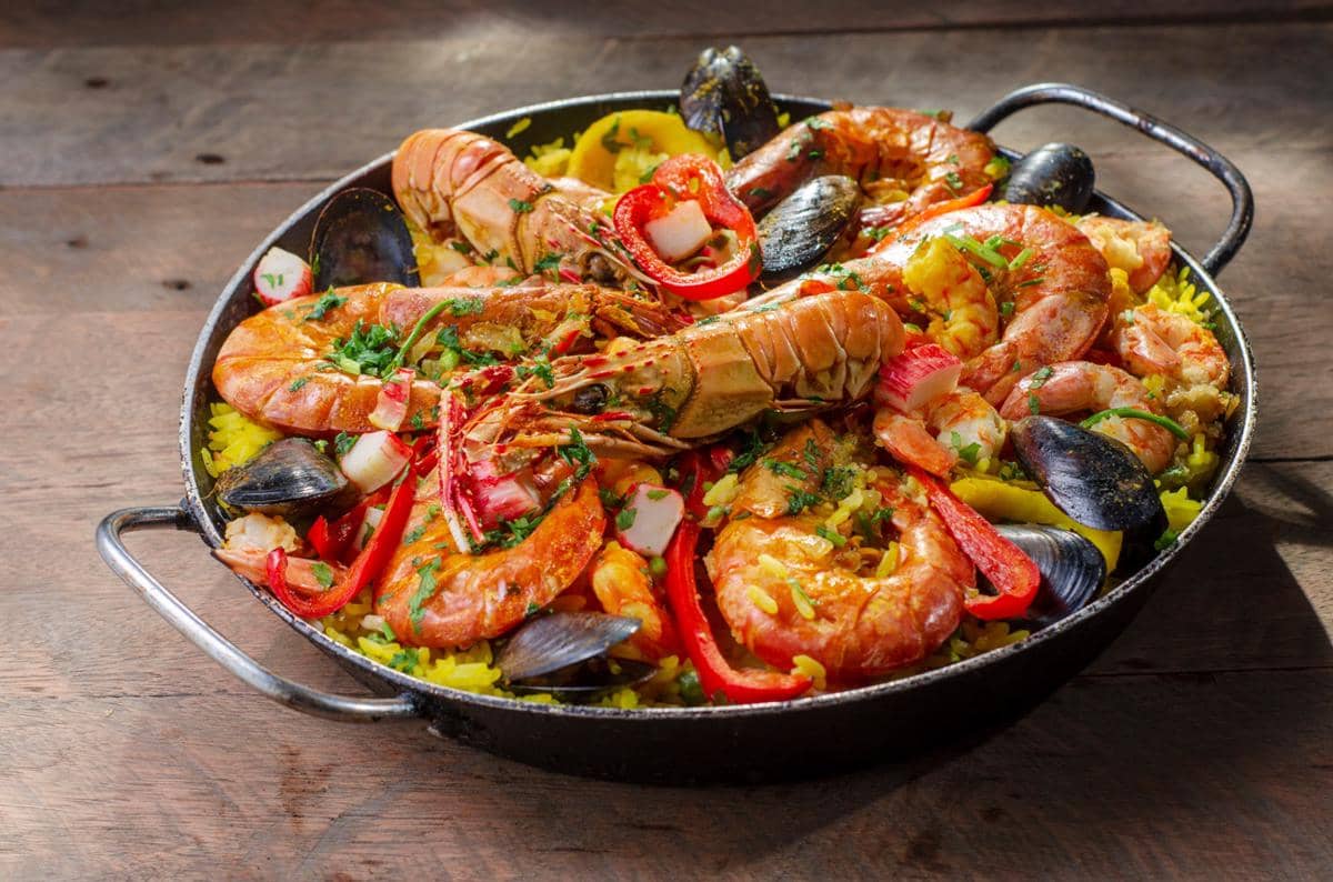 ilustrasi paella