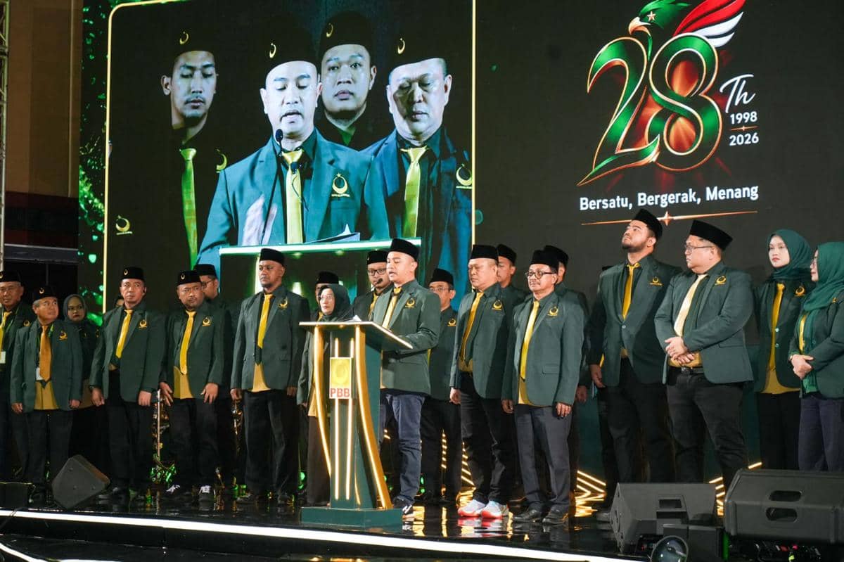 PBB Gelar Rakernas dan Milad Ke-28, Optimistis Menang Pemilu 2029