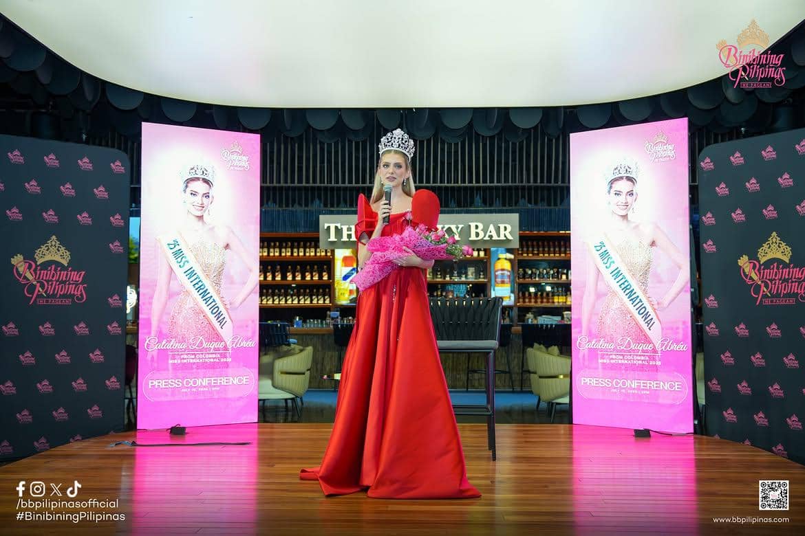 Potret Miss International 2025 Catalina Duque Bertugas di Filipina