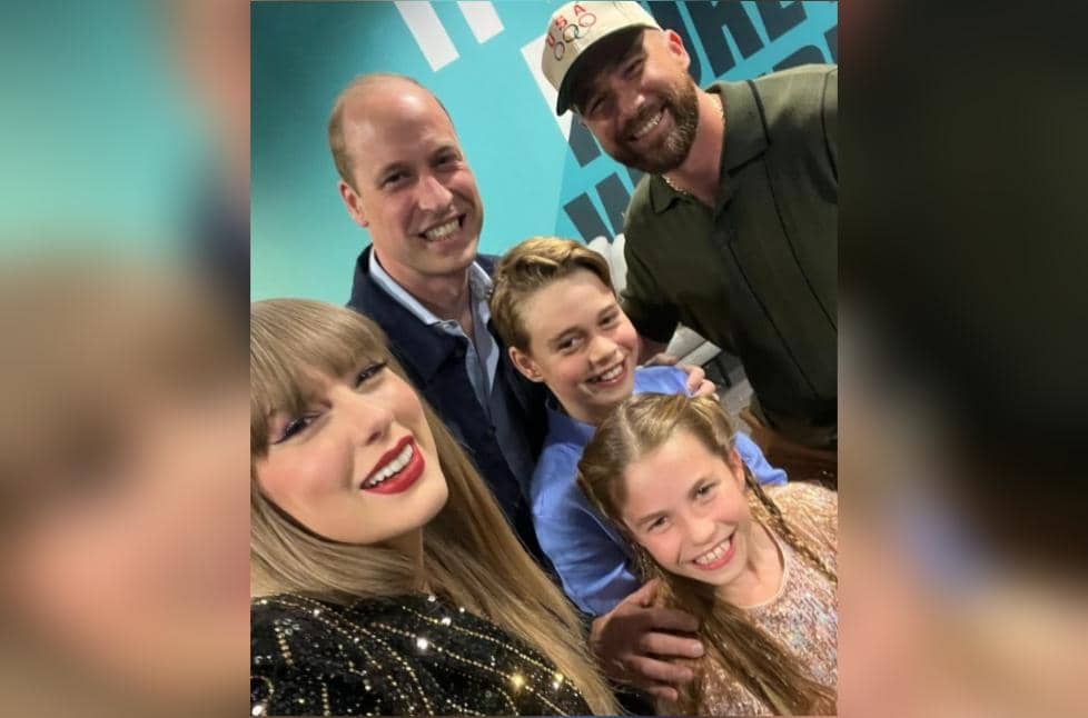 Taylor Swift, Pangeran William dan anak-anaknya, serta Travis Kelce