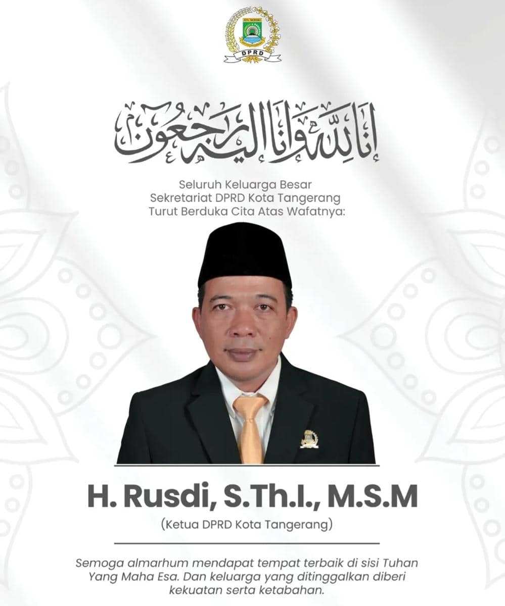Ketua DPRD Kota Tangerang, Rusdi Alam