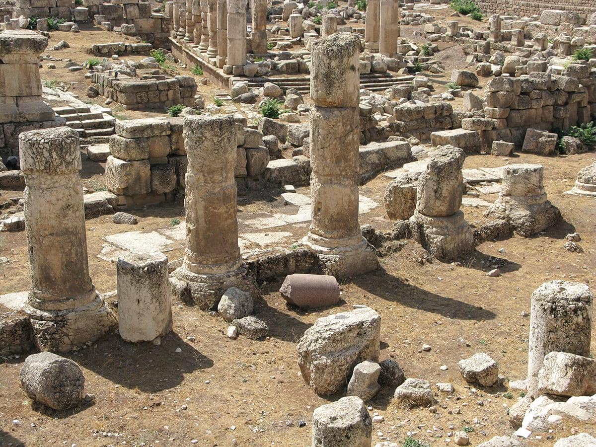 potret situs arkeologi Baalbek