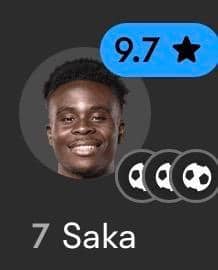 meme Saka hat trick