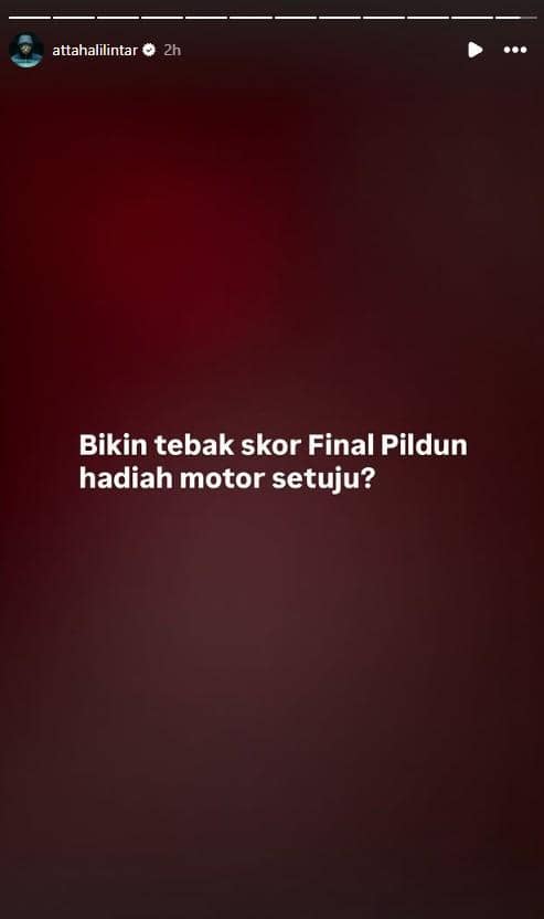 euforia artis jelang final Piala Dunia 2026 (instagram.com/attahalilintar)