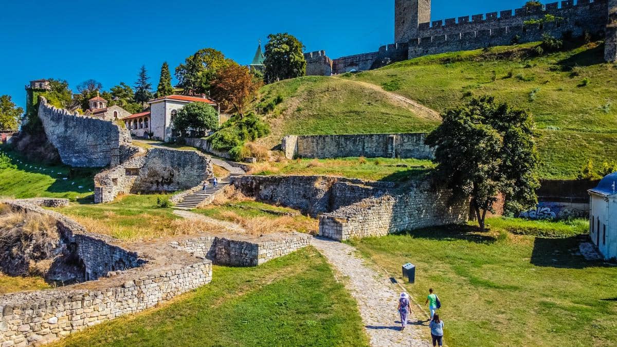 potret musim panas di Belgrade, Serbia