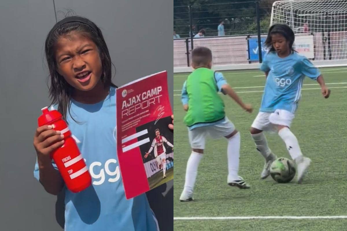 Momen Anak Praz Teguh Latihan di Akademi Ajax Amsterdam, Gacor!