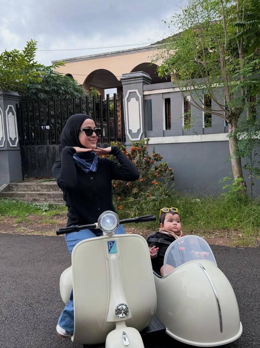 Miskah istri Yislam Jaidi hamil anak kedua