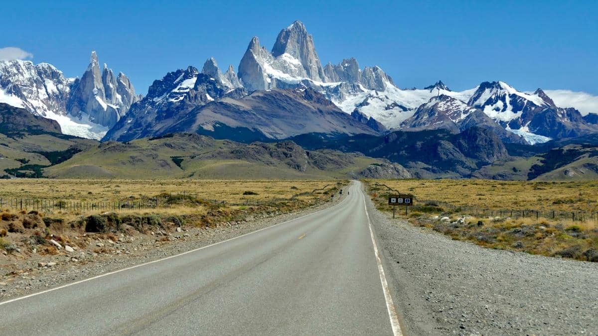 Potret pegunungan di Argentina