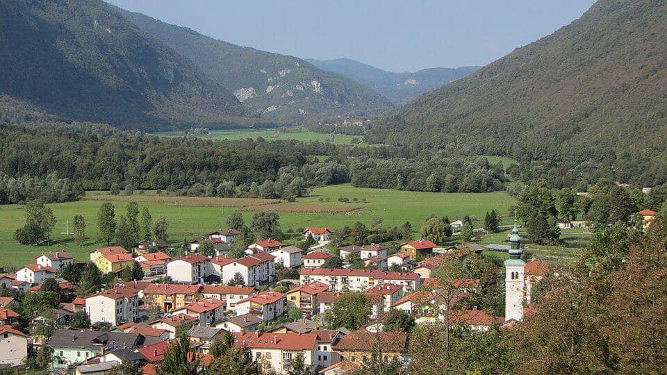 Kota Kobarid di Slovenia