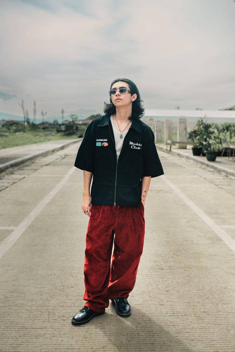ilustrasi loose outfit cowok 
