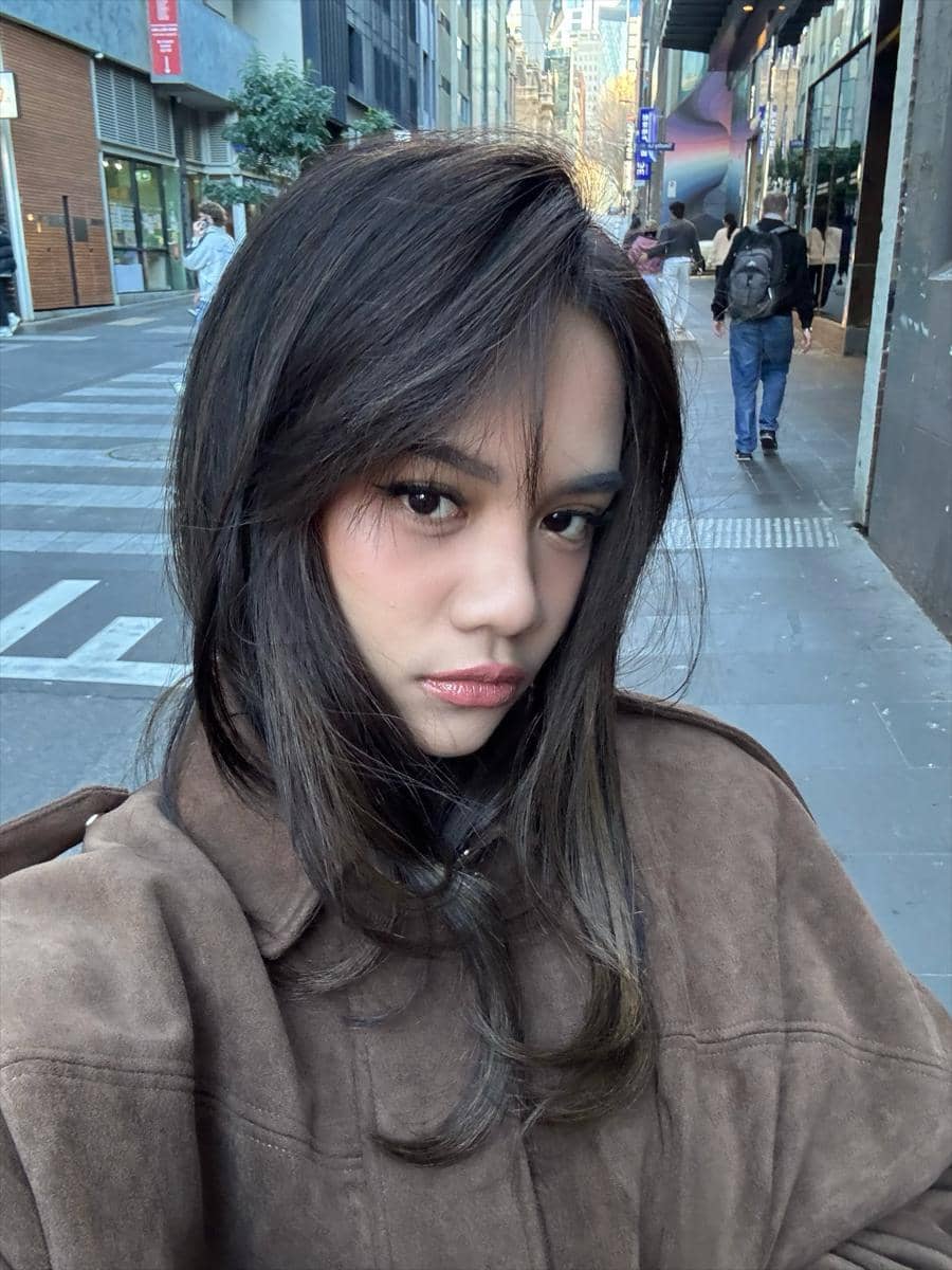 Neona Ayu menikmati liburan musim dingin di Melbourne