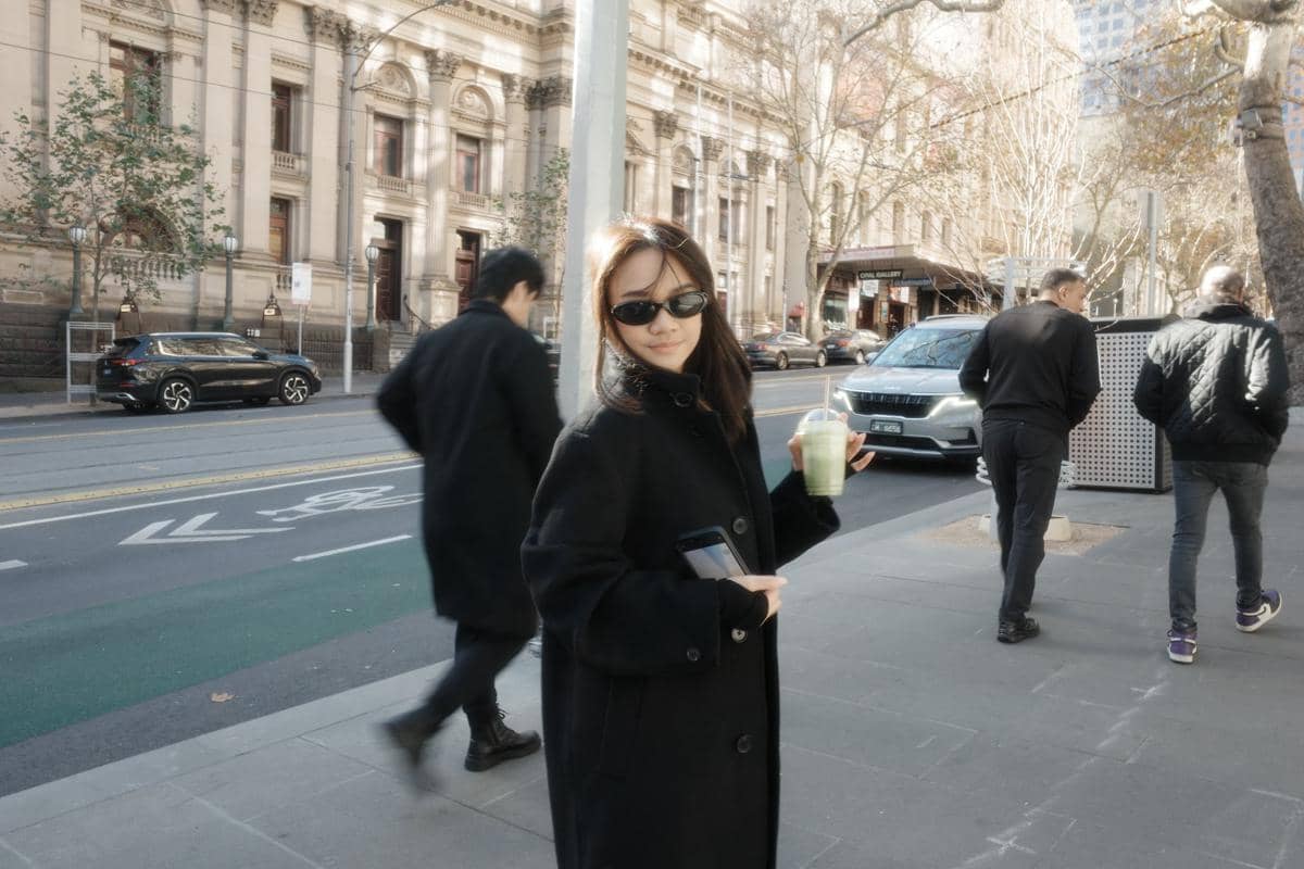 Neona Ayu menikmati liburan musim dingin di Melbourne