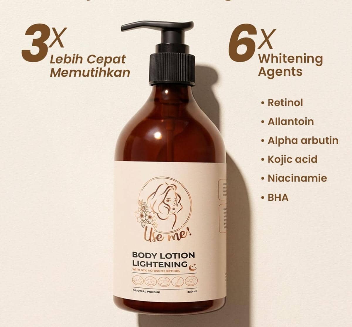 Useme - Body Lotion Lightening Retinol