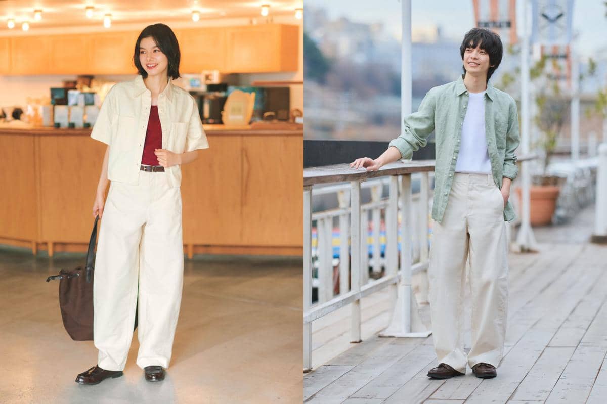 Koleksi barrel pants dari UNIQLO