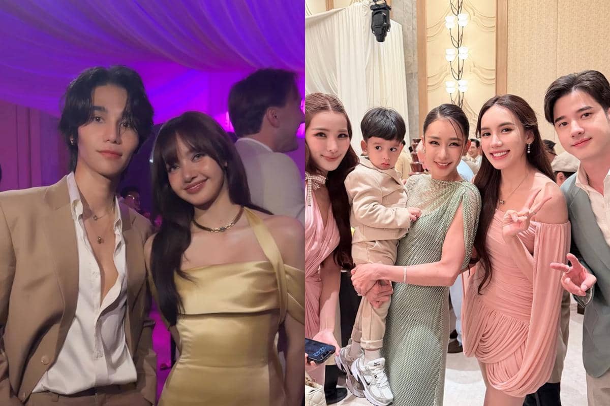7 Potret Tamu Artis di Wedding Party Nadech-Yaya, Ada Lisa BLACKPINK