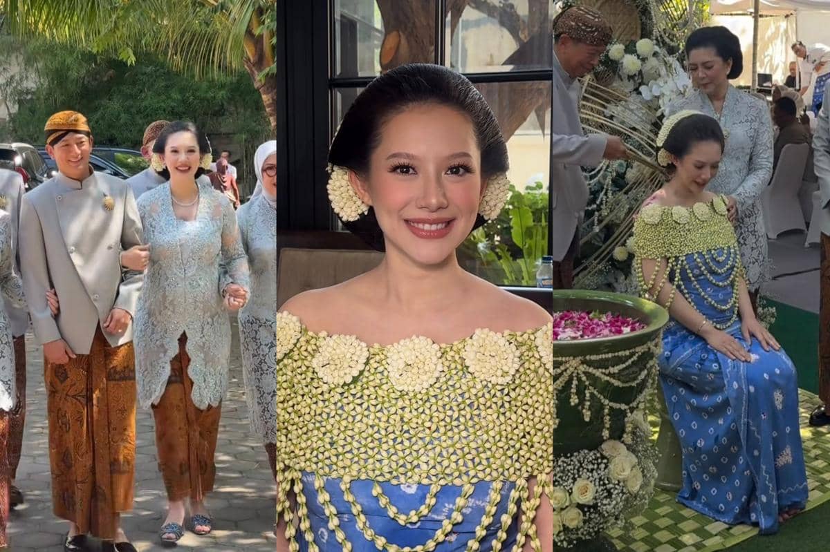 5 Kebaya dan Makeup Tingkeban Istri Rio Haryanto, Anggun nan Sakral