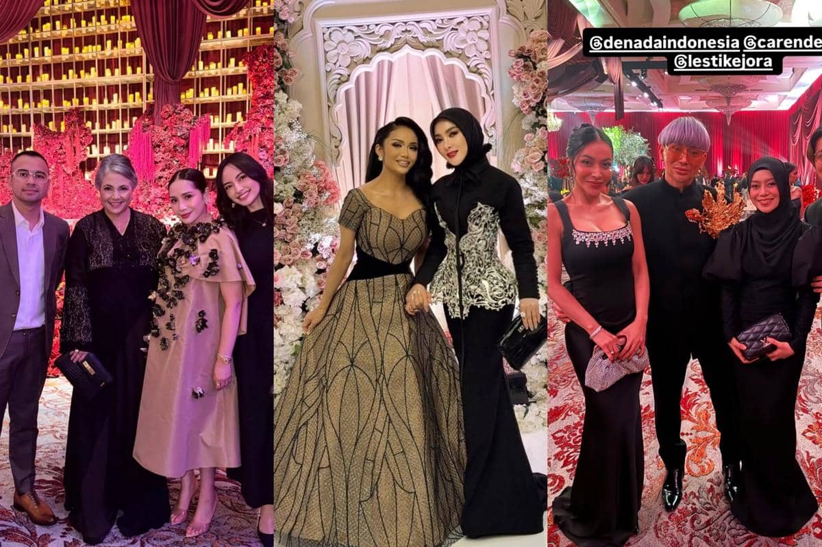10 Adu Gaya Artis di Pernikahan Anak Harsiwi Achmad, Glamor dan Cetar!