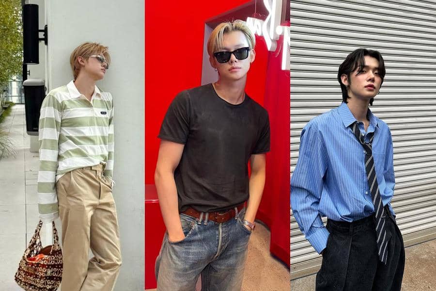 9 OOTD Yeonjun TXT dengan Teknik Tuck-in yang Stylish