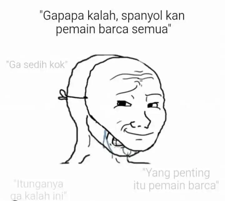 8 Meme Fans Argentina dan Messi yang Kalah Lawan Spanyol, Syedih!