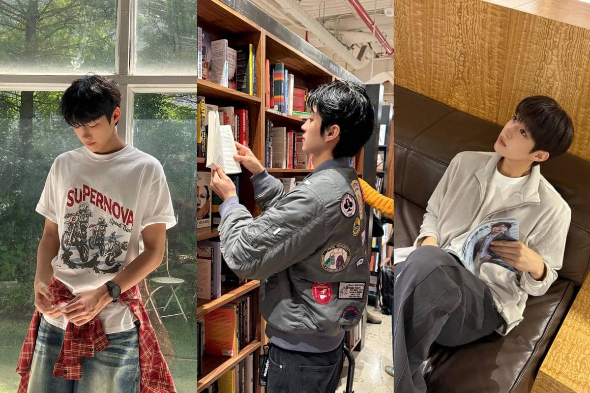 8 Ide OOTD ke Toko Buku ala Baek Sung Chul, Modis dan Minimalis!