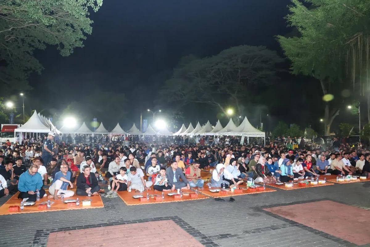 Situasi nobar final piala dunia di pendopo gubernur Banten (Dok. Pemprov Banten)