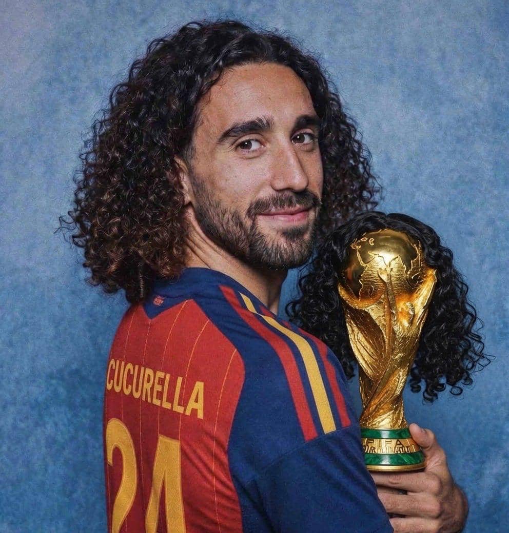 meme Cucurella menang Piala Dunia