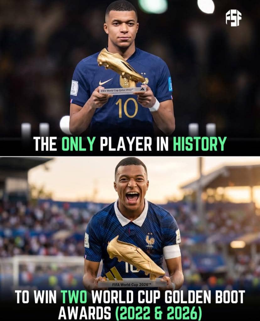 meme Mbappé menang Golden Boot