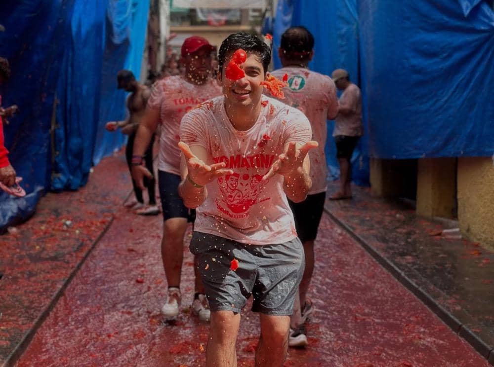 ilustrasi Festival La Tomatina