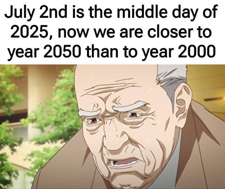 meme anime tentang merasa semakin tua
