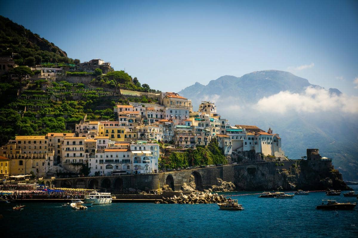 Musim panas di Amalfi, Italia