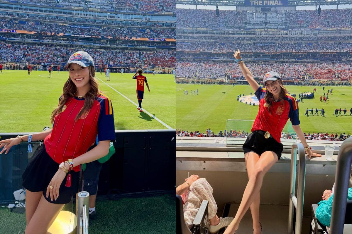 7 Potret Eileen Gu Nonton Final Piala Dunia 2026, Dukung Spanyol!