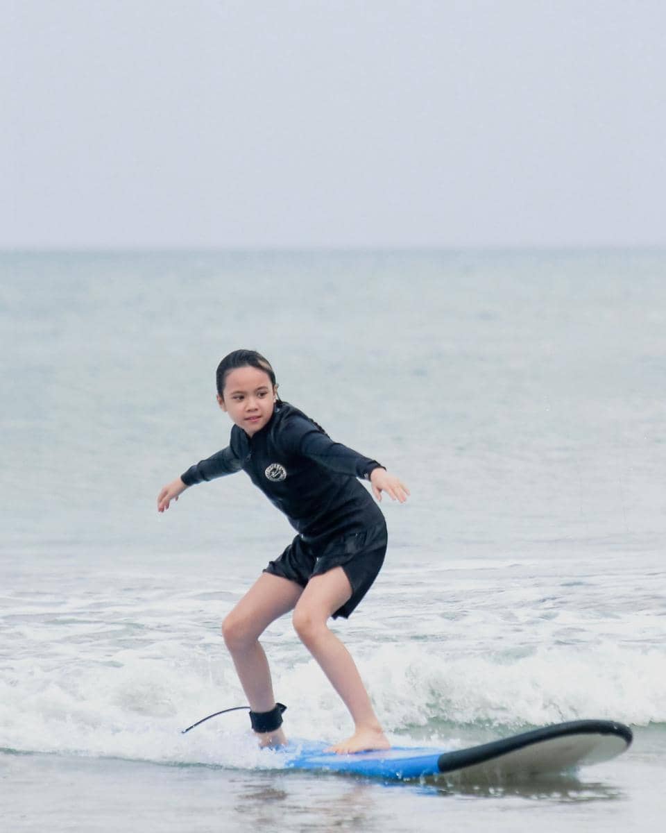 Gempita belajar surving ditemani Gading Marten